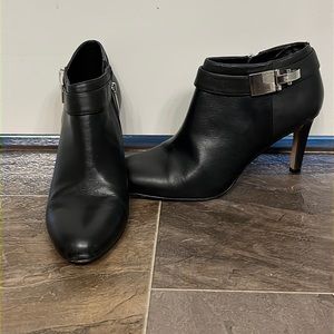 Vince Camuto black booties